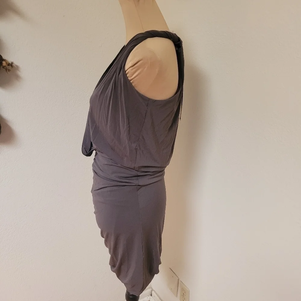 NWT Halston Heritage Black and Grey Dress